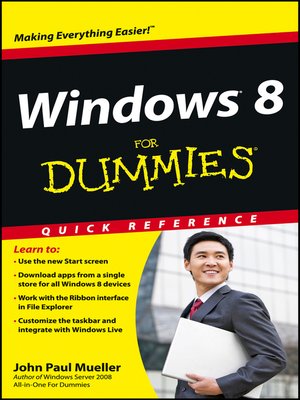 cover image of Windows 8 For Dummies Quick Reference